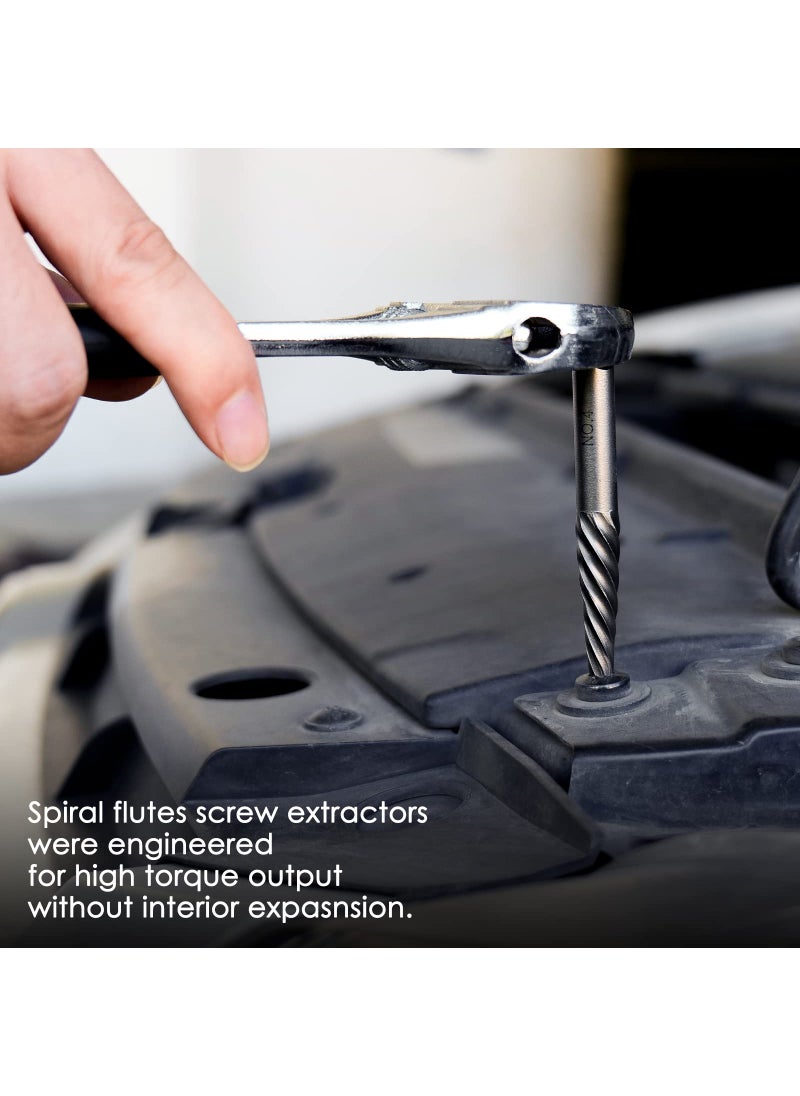 THINKWORK THINKWORK Screw Extractor Set, 55 Pieces Easy Out Bolt Extractor Set, Broken Bolt Remover for Removing Stripped Screws, Studs, Fittings and Lugs Extraction  - Image 5