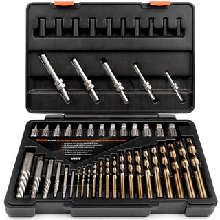 THINKWORK Screw Extractor Set, 55 Pieces Easy Out Bolt Extractor Set, Broken Bolt Remover for Removing Stripped Screws, Studs, Fittings and Lugs Extraction - pzsku/Z164B0BDD807969318C2DZ/45/1749374495/6a3365cb-6db5-4e53-b3c1-d595de790fd3