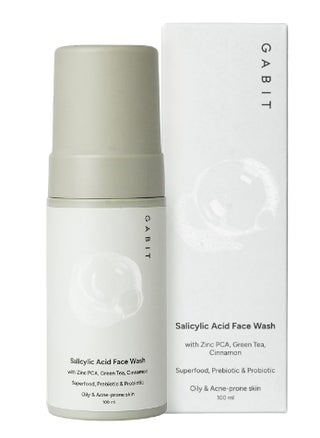 Gabit Salicylic Acid Face Wash for Oily, Acne Prone Skin | Deeply Cleanse Pores, Exfoliates & Non-drying | Green Tea, ProVitamin B5, Zinc PCA | For Men & Women | Free of Sulphates, Soap & Oil | 100 ml - pzsku/Z164B1190CB038D458093Z/45/_/1739513097/dba80fe3-7ebd-40bc-a211-b0179960719e