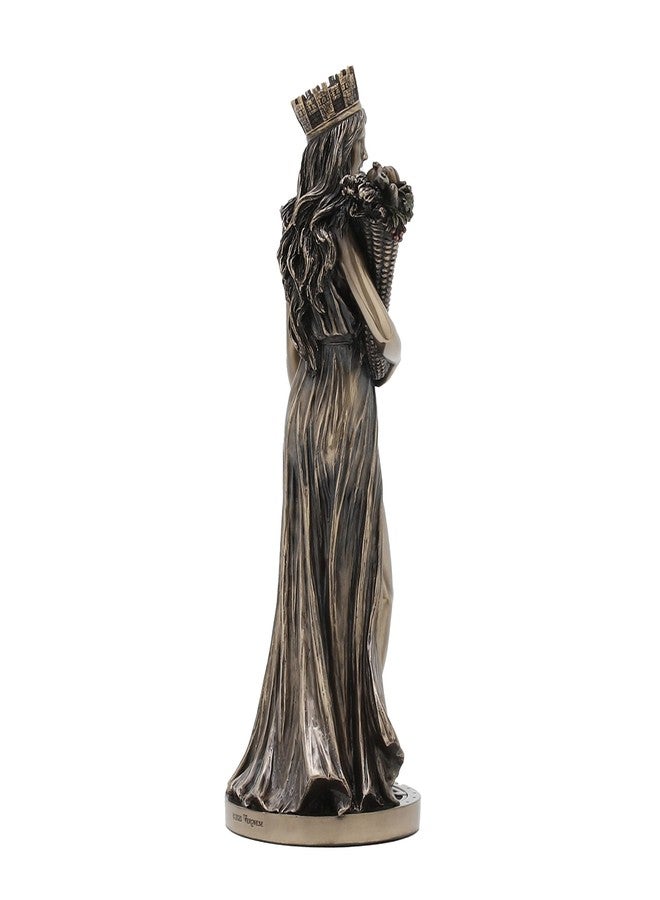 Veronese Design 11 1/4 Inch Tall Tyche Greek Goddess of Fotrune and Prosperity Cold Cast Bronzed Resin Statue Home Decor Collecitbles Fortuna Figurine - Image 3