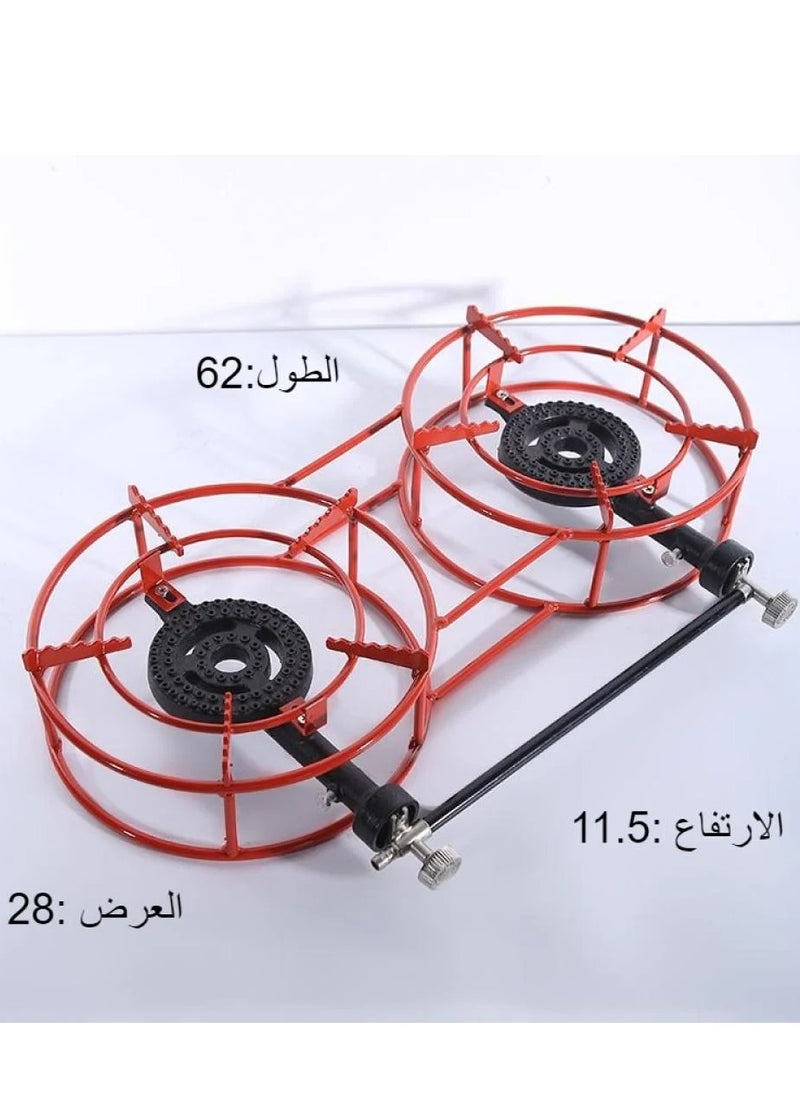 Generic 2 burner gas stove Red  - Image 4