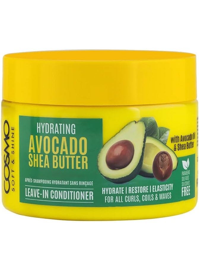 Cosmo Soft And Shine Avocado Shea Butter Leave-In Moisturizing Conditioner 325 G - Image 1