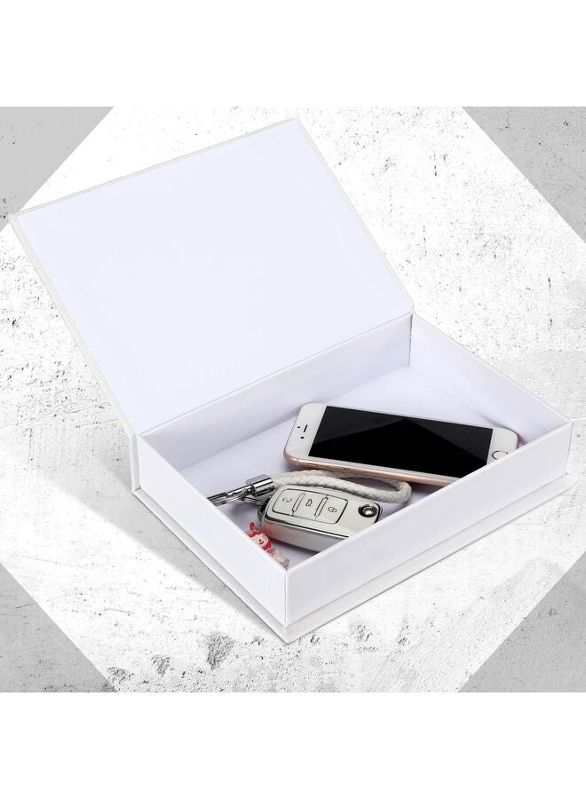 صندوق ديكور من 6 قطع على شكل كتب مزيفة، كتب مزخرفة، ديكور عصري من الكتان لطاولة القهوة، تخزين الحرف اليدوية، رف كتب منزلي، مقهى، عرض ديكور فندقي - Image 2