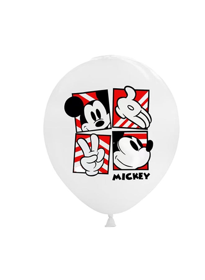 Mickey 12pcs Cartoon Mickey Theme Latex Balloons Birthday Party Decoration Supplies 12-inch Latex Balloons - Image 3