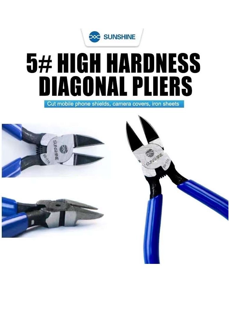 Sunshine Electrical Cutting Pliers Jewelry Wire Cable Cutter Side Snips Flush Pliers Tool - Image 4