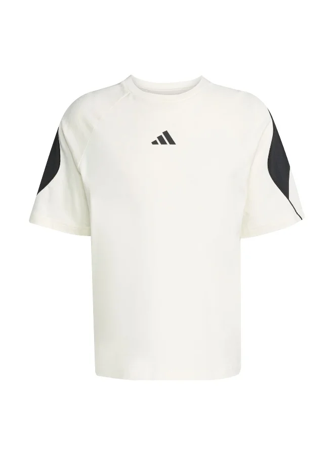 Adidas Adidas M Stadium Tee M White Not Sports Specific T-Shirts For Men