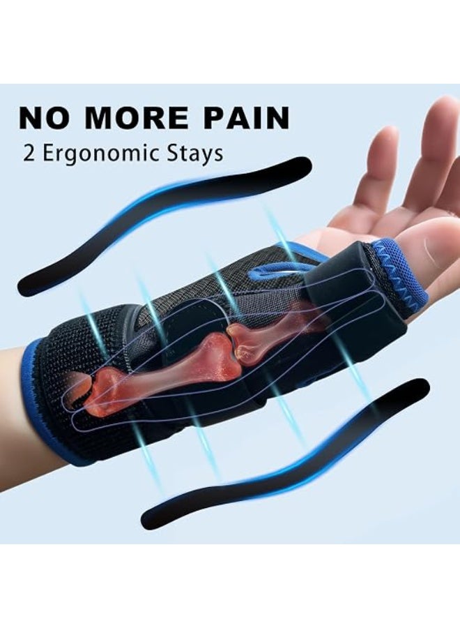 Adjustable Ergonomic Thumb Spica Splint, Universal Left and Right Hand Thumb Stabilizer, Premium Support Brace for Trigger Finger, Sprains, and Joint Pain Relief - Image 3