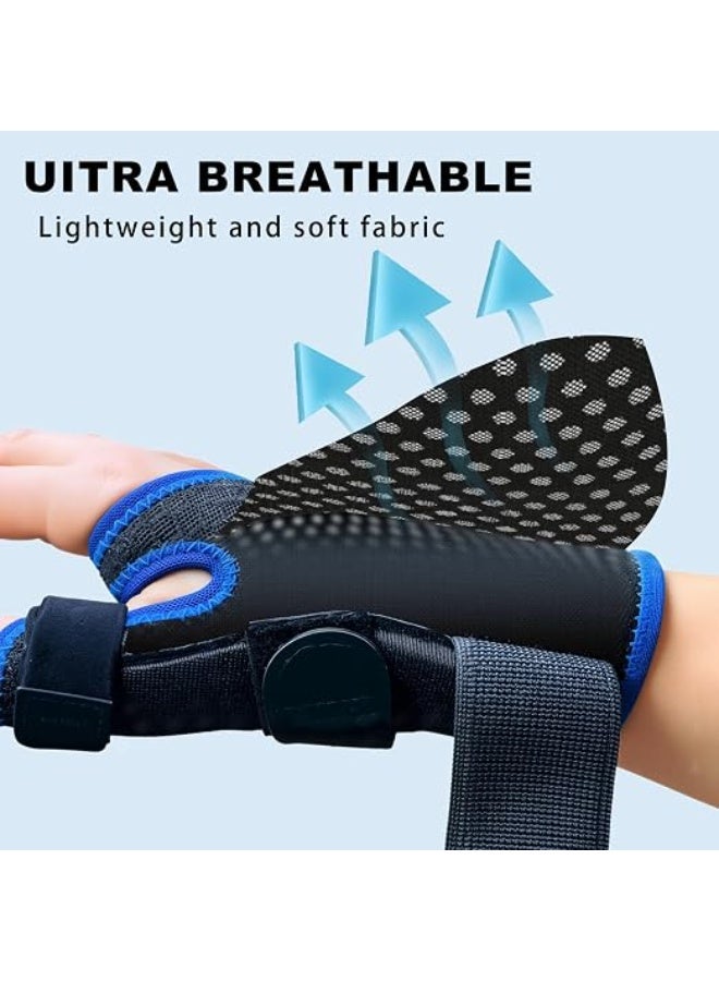 Adjustable Ergonomic Thumb Spica Splint, Universal Left and Right Hand Thumb Stabilizer, Premium Support Brace for Trigger Finger, Sprains, and Joint Pain Relief - Image 5