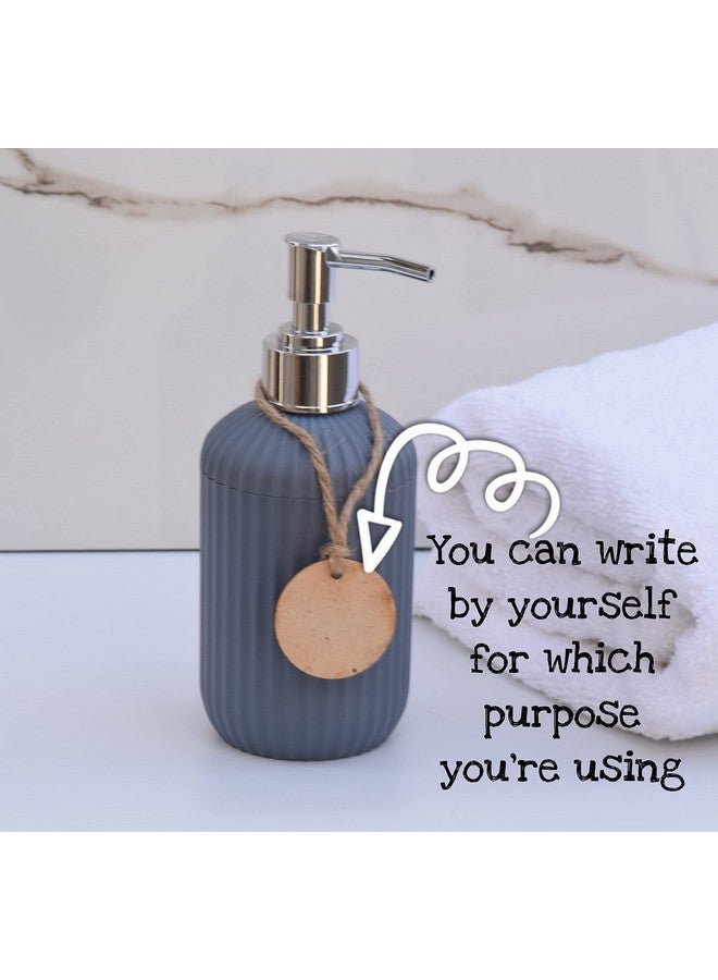 Haristar Liquid Soap Dispenser|Sanitizer Dispenser, Lotion, Shampoo Dispenser | Handwash Bottle for Kitchen | Soap Dispenser for Wash Basin | 300 ML (Pack of 2, Metallic Grey) - Image 2