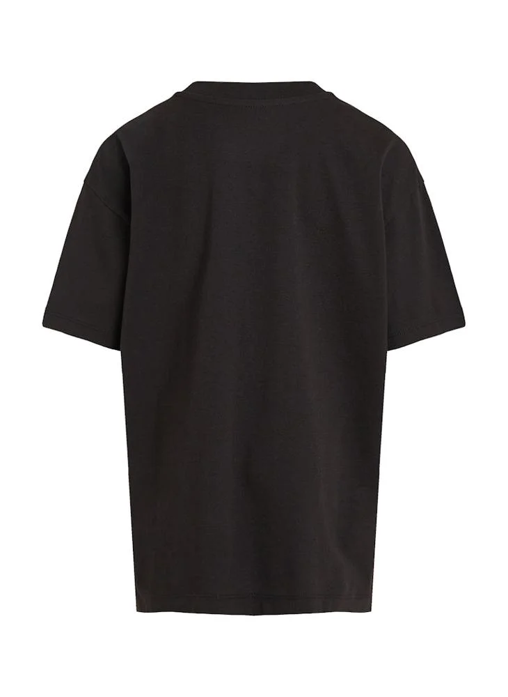 Calvin Klein Jeans Kids  Logo Detail Crew Neck T-Shirt