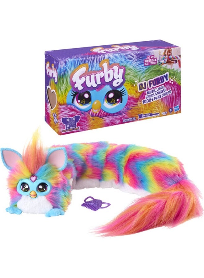 Furby دج فربي لعبة قماشية تفاعلية (55.8 سم، قوس قزح) - Image 2