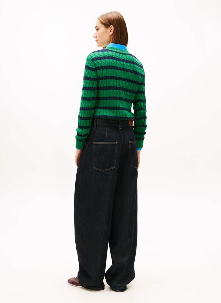 تومي هيلفيغر جينز بقصة مريحة كاجوال