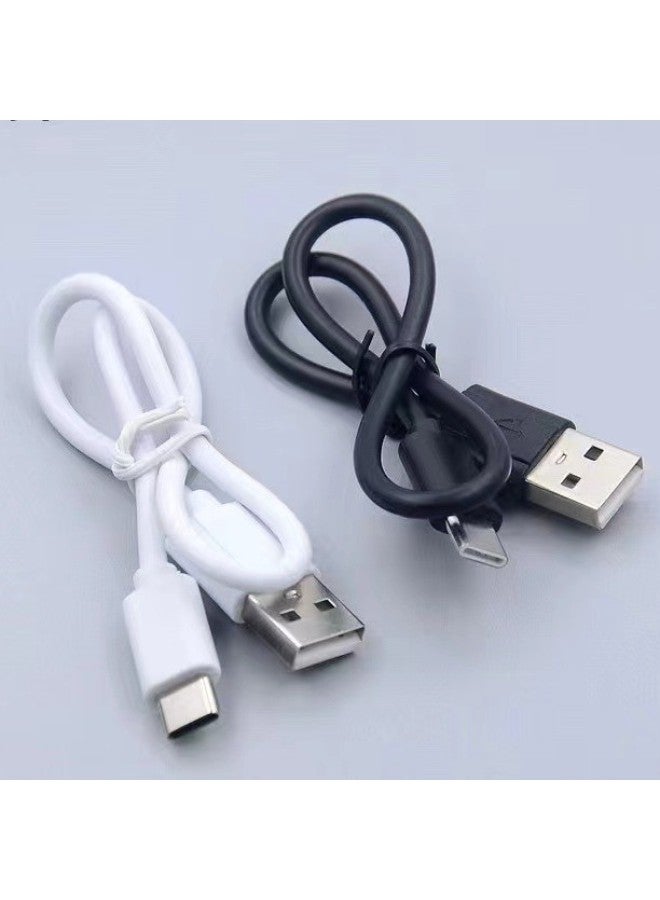 Type-c Charging Line 0.3 Meters 50cm Short Line For Bluetooth Headset Audio Typc Distribution Line Data Line 1 Meter-Color:Black-Length:1m Copper  - Image 3