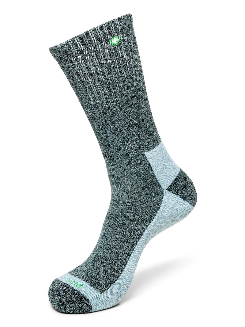 Insect Shield Lightweight Hiking Socks With Permethrin Bug Repellant - Protective Clothing for Men & Women, Charcoal, X-Large - Image 1