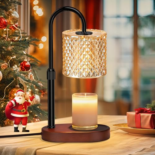 seenlast Electric Candle Lamp Warmer with Timer Dimmer Adjustable HeightGifts for Women and MenVintage Home Decor