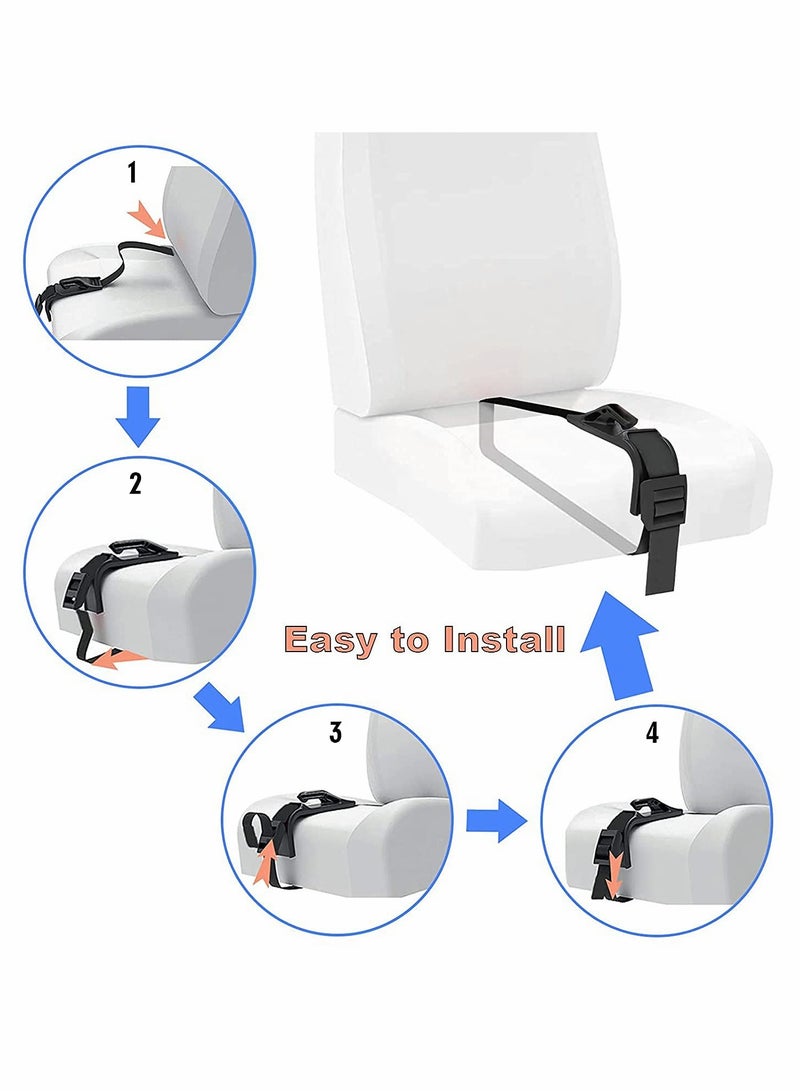 Excefore Bump Belt Adjuster, Prevent Compression of The Abdomen, Comfort & Freedom for Pregnant Moms Belly, Protection on Maternity Driver and Passengers, Black - Image 5