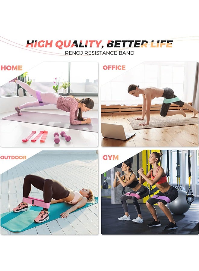 حزام المقاومة ، حزام التمارين الرياضية للرجال والنساء ، 3 مجموعات من حزام تمدد الوركين ، حزام تمدد بيلاتي - Image 4