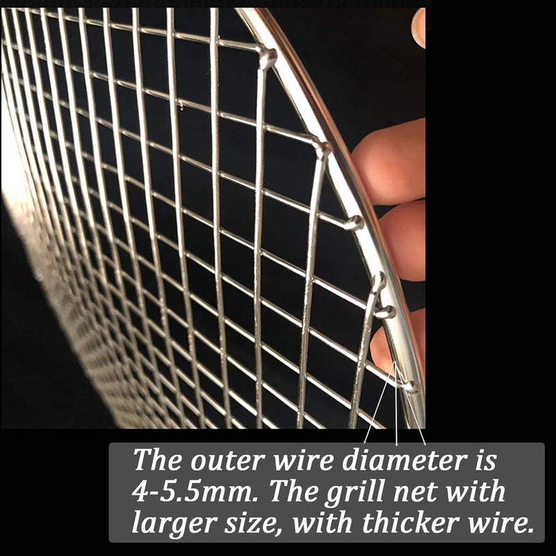 Turbokey Cooking Rack with Legs Round 304 Stainless Steel Dia 5.9" Heavyweight Straight Wire Steaming Cooling Barbecue Rack/Carbon Baking Net/Grill/Pan Grate (150mm/5.9") - Image 3