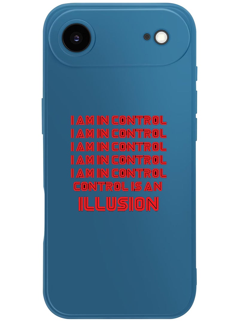 Theodor Protective Slim Fit Case Liquid Silicone Cover with Full Body Protection Anti-Scratch Shockproof Case For Apple iPhone 17 Air (Blue) Control - Image 1