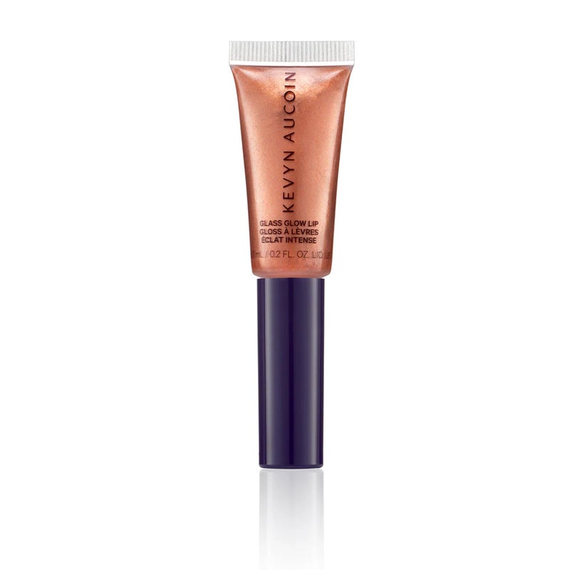 Kevyn Aucoin Glass Glow Lip, Prism Rose: Multi-purpose lip gloss highlighter. 3D reflective glaze, comfortable wearing, non-sticky. Moisturize, protect, lock in shine. Makeup artist go to. - Image 1