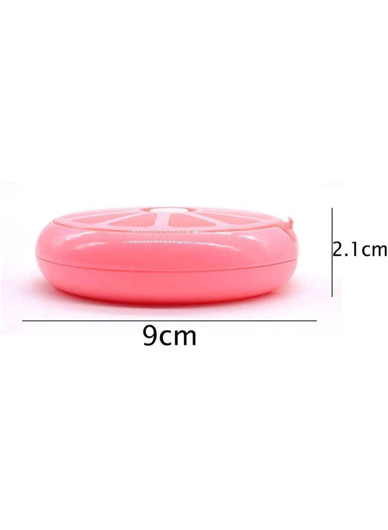 Generic fruit Medicine box one week Pill organiser, Travel Portable 7 Slot Vitamin Medicine Pill Box Case - Pink - Image 4