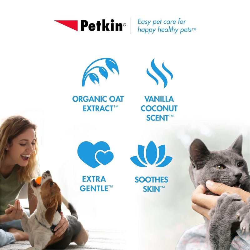Petkin Big n' Thick Pet Wipes/Grooming Wipes for Dogs and Cats, mild Fragrance, Gentle Cleansing Formula, 100 Wipes - Image 5
