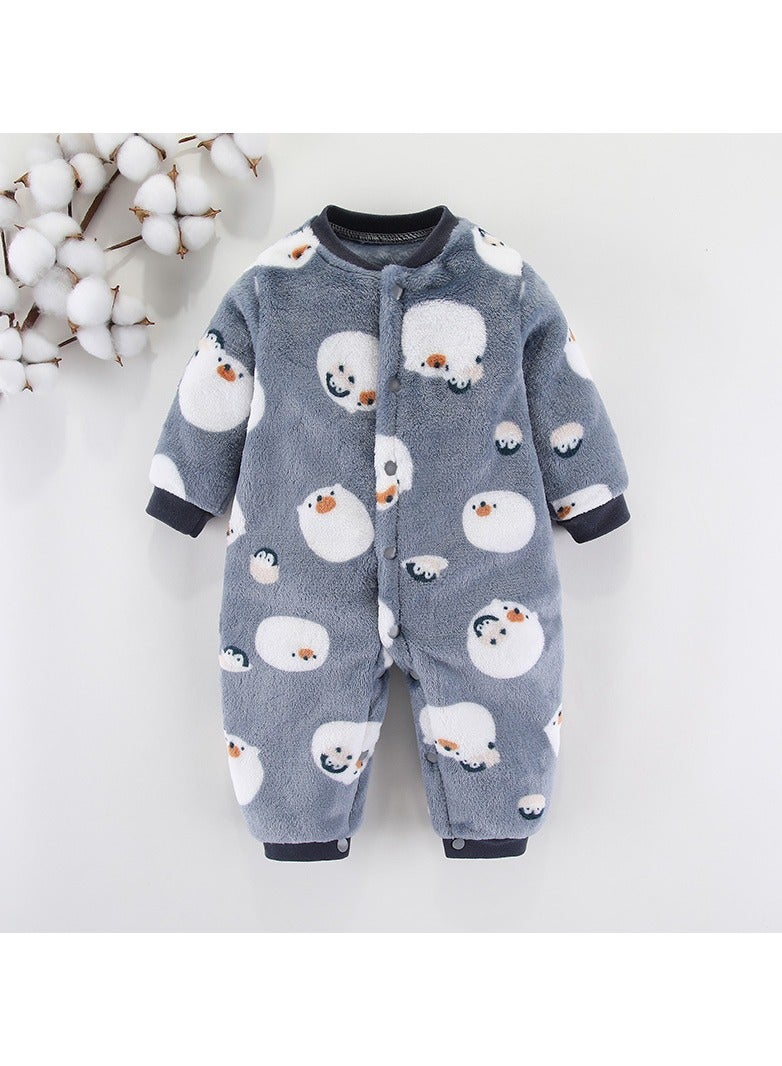 Loquat 0-1-2 Year Old Baby Home Jumpsuit