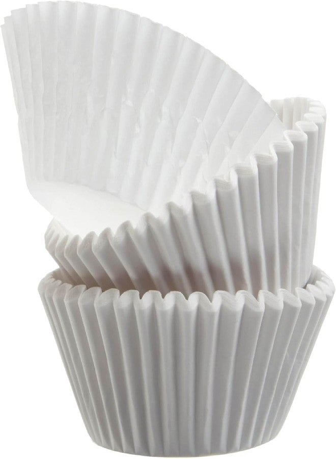 Regency Wraps Baking Cups, Greaseproof Cupcake Muffin Liners, Pack of 100, Jumbo Size, Non-Stick for Easy Removal and Easy Serving of Baked Treats, White - Image 1