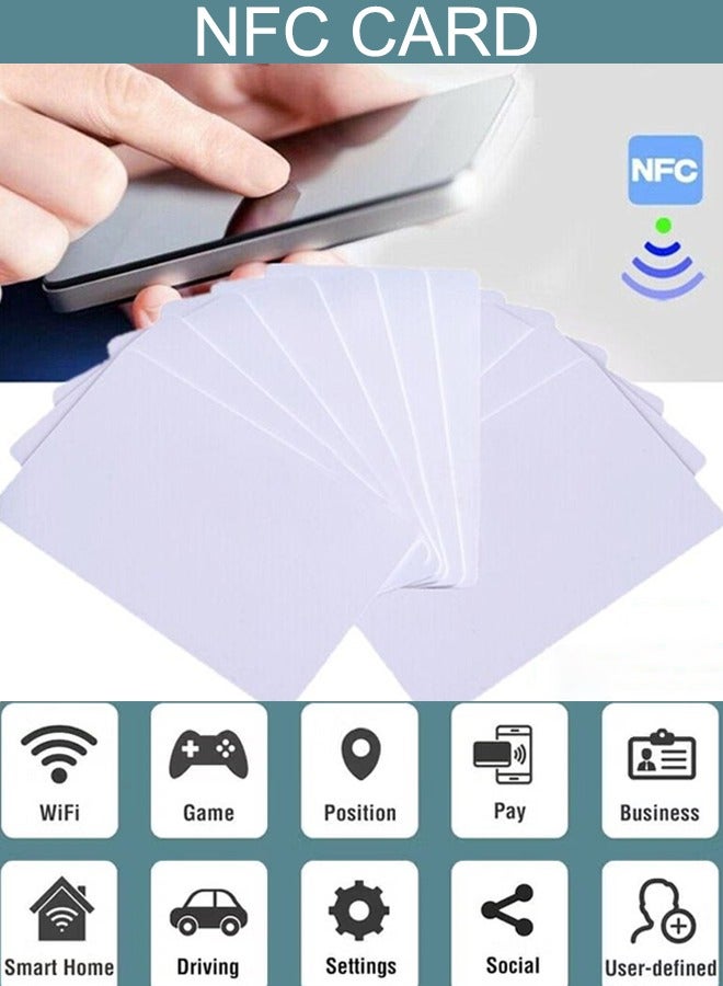NFC Cards  215 NFC Tags NFC Chip NFC Business Card  NFC Tags  Smart Gaming Card Rewritable 215 NFC Tags For NFC Phone And Device Available NFC Labels Card - Image 1