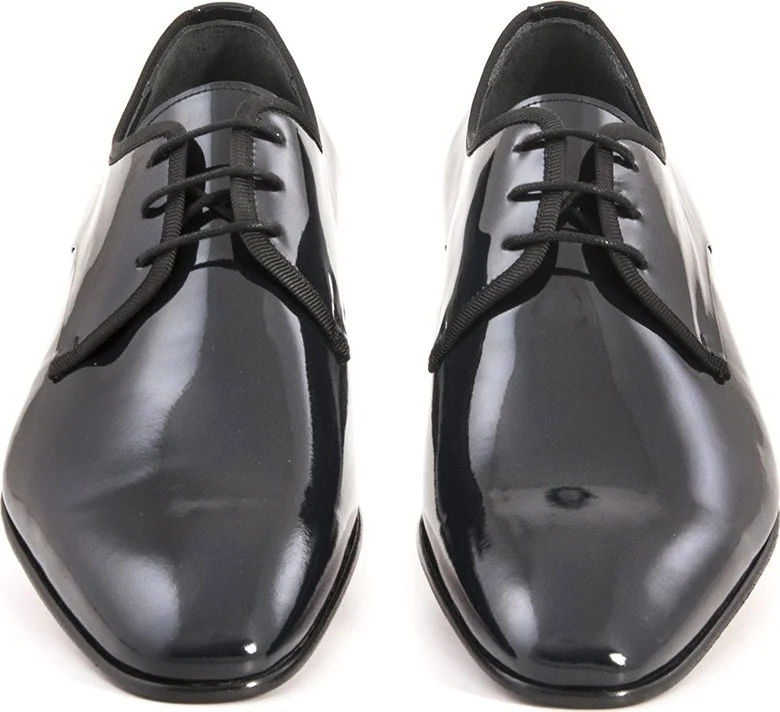 كيمال تانجا Navy Blue Patent Leather 700 Men's Shoes