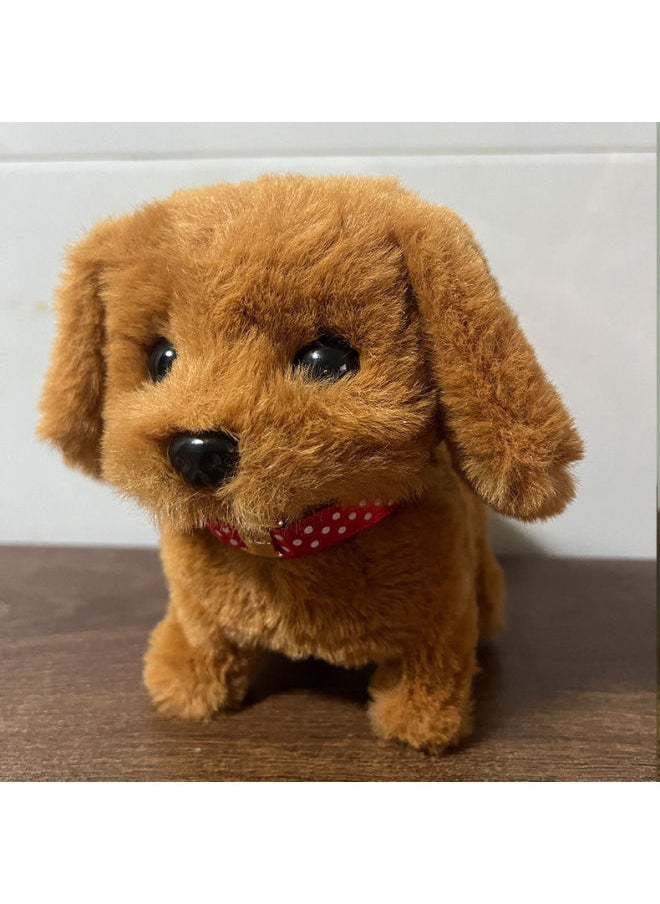# Plush Electric Puppy Children's Toy Husky Dog Can Walk And Call For Voice Baby Boys And Girls-Color:Yellow Dog✦-Specifications:+[rechargeable Battery + Charger]✦  - Image 1