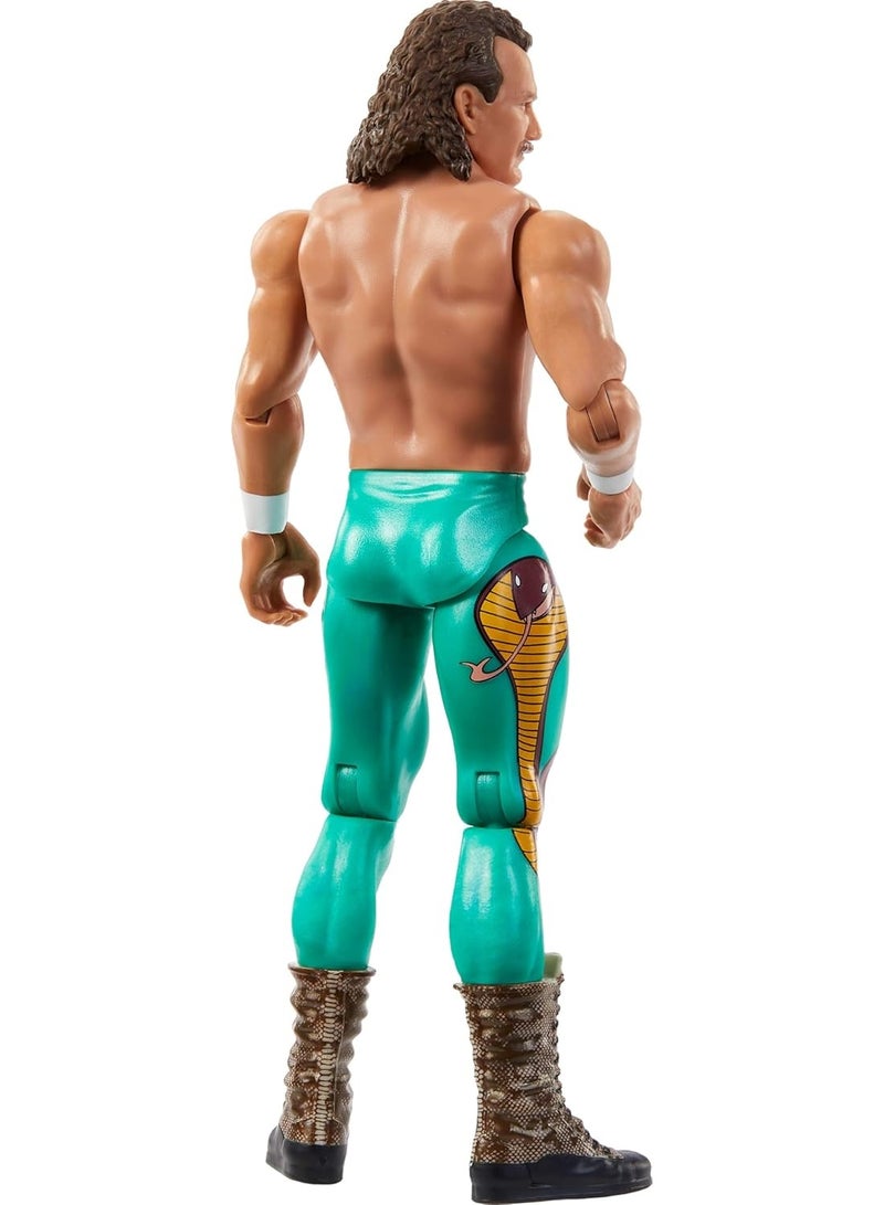 WWE Mattel WWE Main Event Jake Roberts Figure - Image 4