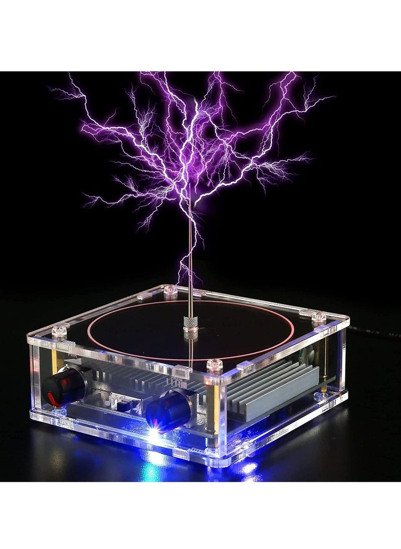 Musical Coil for Tesla, Bluetooth Music Coil, Touchable Artificial Lightning Spark Gap Arc Generator, Wireless Transmission Experiment Model, Science Teaching Experiment Tool Desktop Toy
