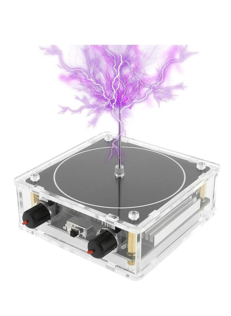 Musical Coil for Tesla, Bluetooth Music Coil, Touchable Artificial Lightning Spark Gap Arc Generator, Wireless Transmission Experiment Model, Science Teaching Experiment Tool Desktop Toy
