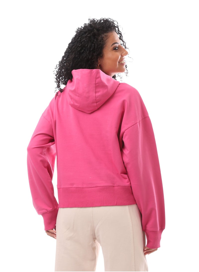 MERCH - Basic Long Sleeve Hoodie - Fushia - Image 1
