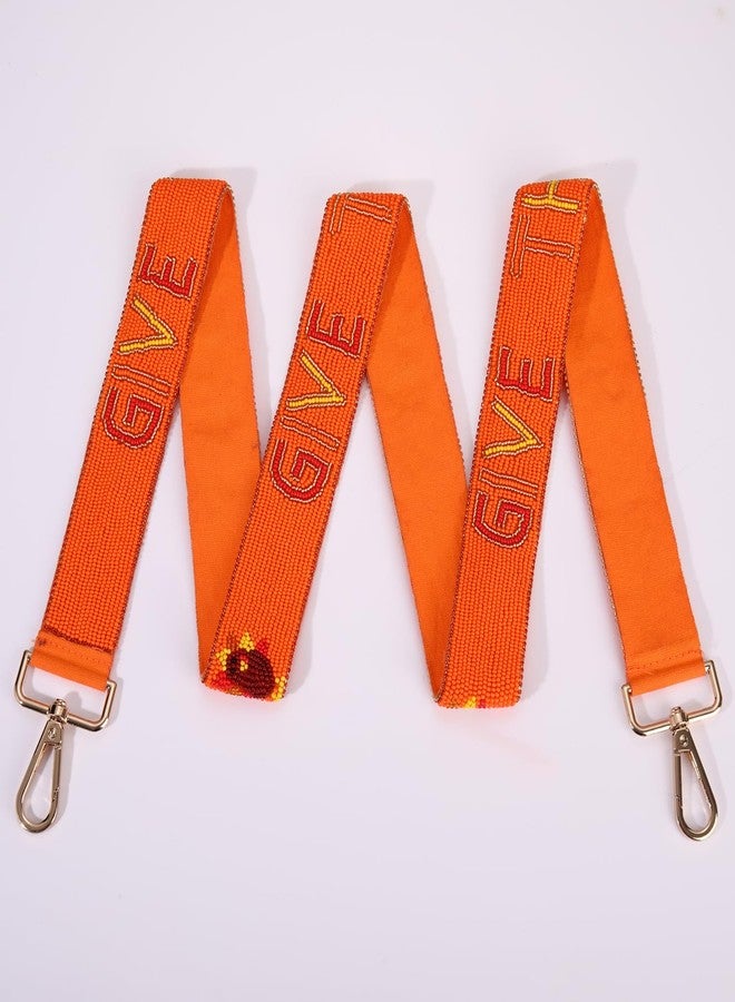 boderier Thanksgiving Beaded Purse Strap Replacement Crossbody Turkey GIVE THANKS Strap Fall Thanksgiving Gifts for Women (Thanks Give) - Image 4