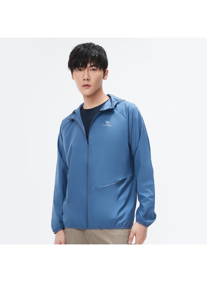 camel Cool White Sun Protection Jacket 2025 Summer Sunscreen Sport Lightweight Jacket Breathable Men's Sun Protection Coat - Image 4