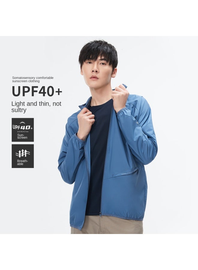 camel Cool White Sun Protection Jacket 2025 Summer Sunscreen Sport Lightweight Jacket Breathable Men's Sun Protection Coat - Image 3
