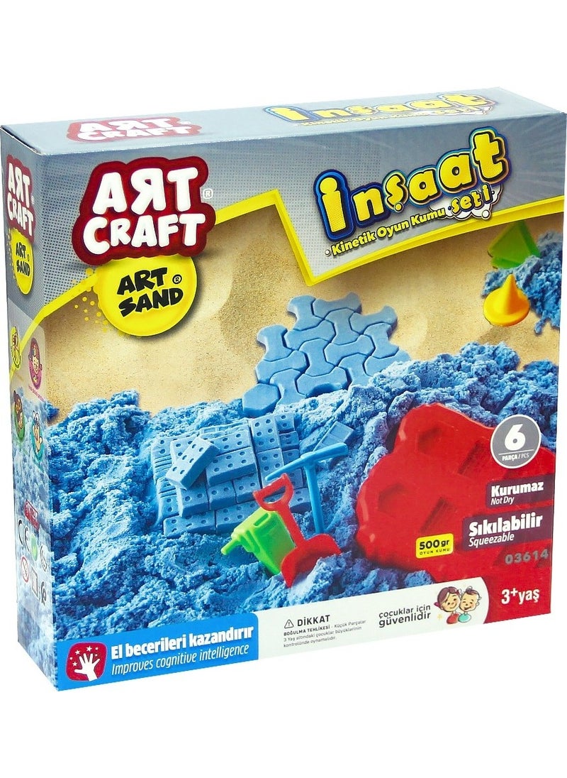 dede Art Craft Construction Kinetic Sand Set 500GR 