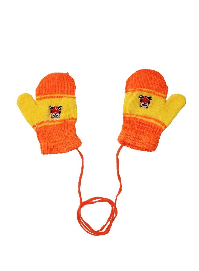 KETKAR Baby Kids Unisex Winter Woolen Soft Multicolour Mittens Gloves for Baby Boys and Baby Girls_Pack Of 04(Multicolour,6-12 Months) - Image 3