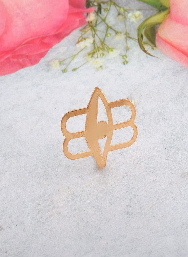 Morir Metal Brass Shiva Trinetra Third Eye Tripund Shape Tilak Applicator Stamp Tool for Men/Women - Image 4