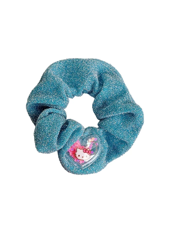 Sanrio  Sanrio Hello Kitty Glitter Fabric Two Hair Crunchies With Heart Pvc Charms for Women | Best Price UAE