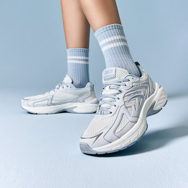 ANTA Beige/Grey/Milk Brown AT959 - Lifestyle Running Sneaker for Women | Best Price UAE