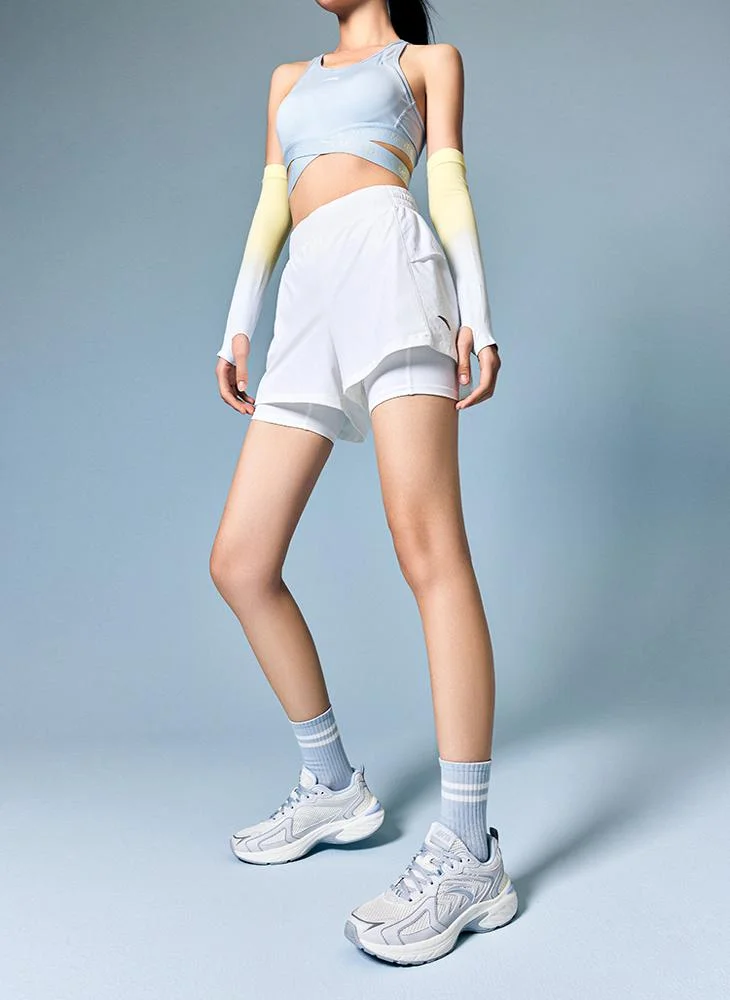 ANTA Beige/Grey/Milk Brown AT959 - Lifestyle Running Sneaker for Women | Best Price UAE