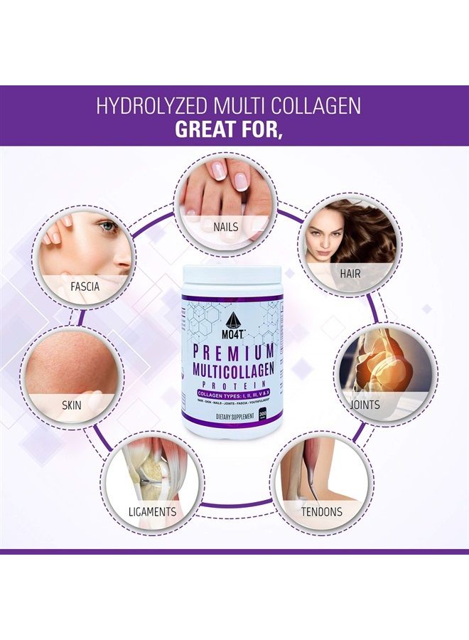 MOMOF4TRANSFORM MO4T Premium Multi Collagen Powder -Type 1,2,3,5,10 -Sugar-Free, Keto-Friendly -10.58 Oz  - Image 1