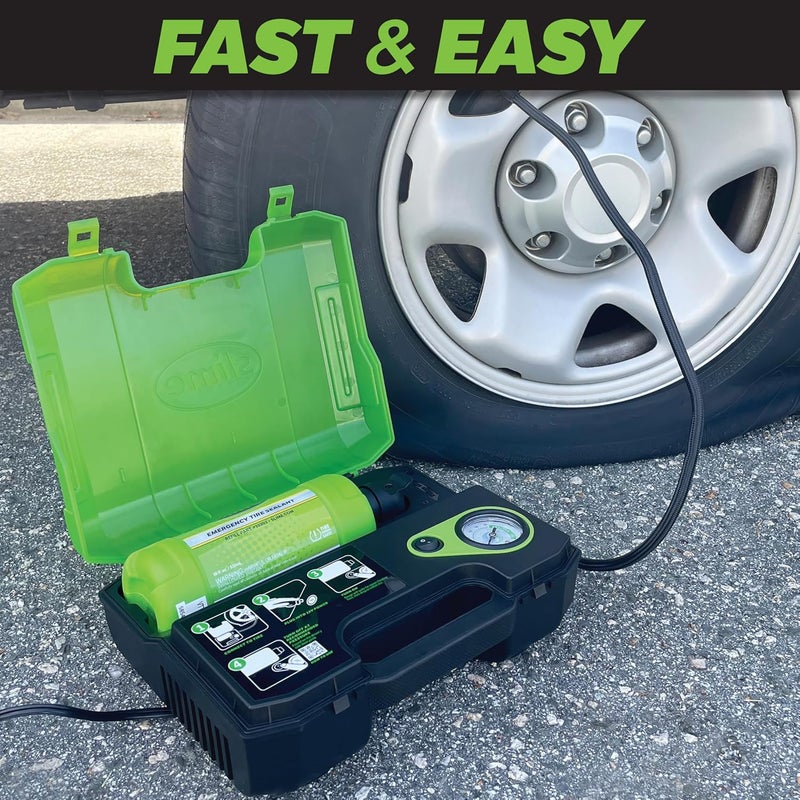 Slime 50159 Flat Tyre Repair Kit, Smart Repair Ultra, All-in-one Solution, Repairs and Inflates, Truck/SUV, 15 Min Fix - Image 4