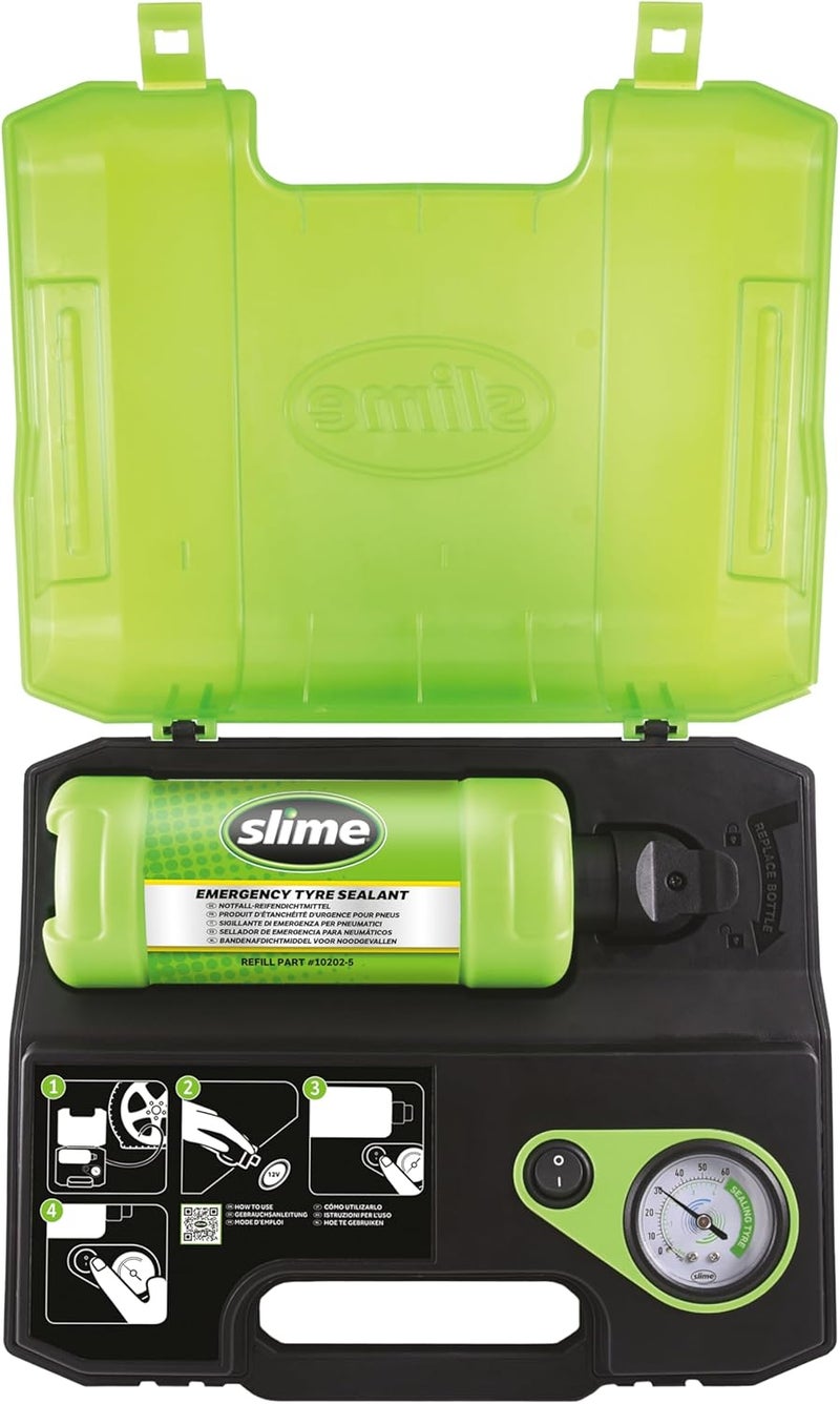 Slime 50159 Flat Tyre Repair Kit, Smart Repair Ultra, All-in-one Solution, Repairs and Inflates, Truck/SUV, 15 Min Fix - Image 2