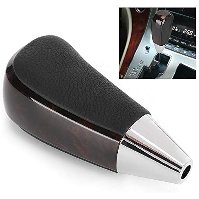 ريحني مقبض ناقل الحركة Qiilu مقبض ناقل الحركة للسيارة الأوتوماتيكية مقبض ناقل الحركة وذراع تبديل اليد مناسب لتويوتا لاند كروزر 4 رانر سيكويا 20082017 الأسود - Image 4