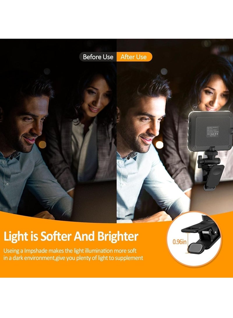 TIGER New LED Selfie Light – 60 LED 2200mAh Rechargeable Cell Phone Fill Light, 7 Modes, 10-Level Brightness, Portable Clip-on Light for Phones, Perfect for Selfies, Videos & Vlogging - Image 3