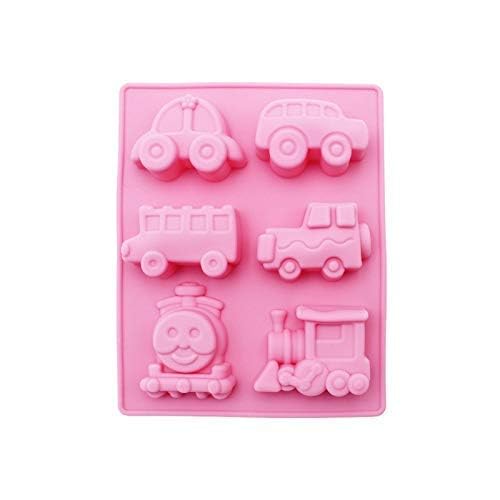 Smello SMELLO Kids Special Mould Car Jeep Bus Trian Shape for Handmade Decorating Chocolate Soaps Making 